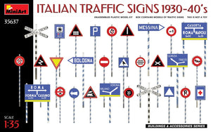 MiniArt 35637 ITALIAN TRAFFIC SIGNS 1930-40&amp;#39;s 1/35 – image 2