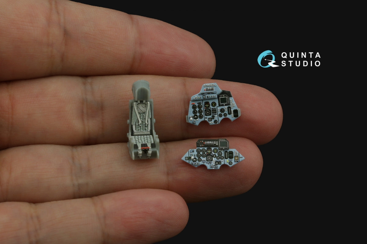 Quinta Studio QD+72178 Su-27UB 3D-Printed &amp;amp; coloured Interior on decal paper (Trumpeter) (with 3D-printed resin part) 1/72 – zdjęcie 7