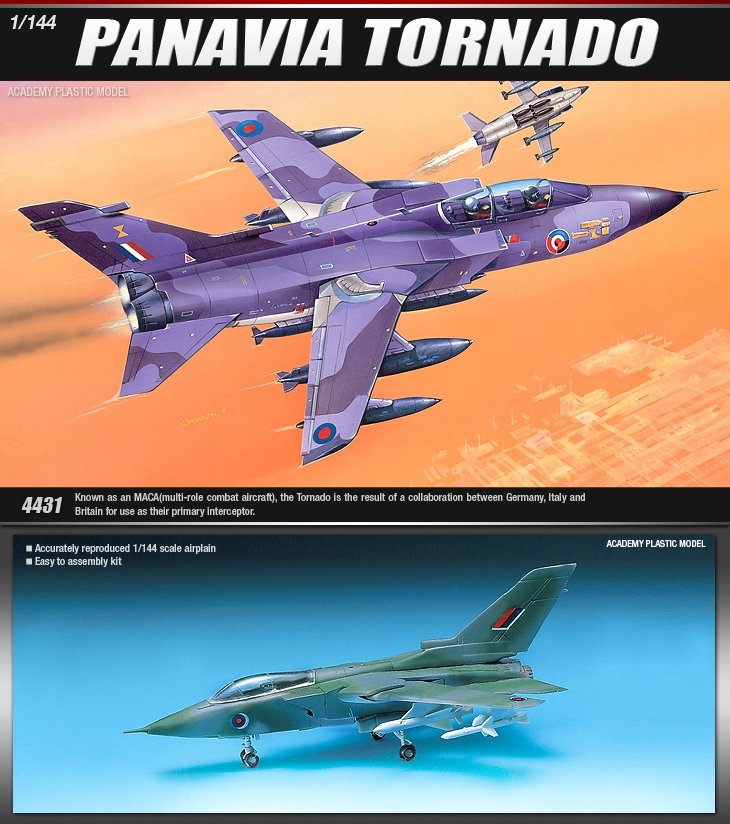 Academy 12607 PANAVIA TORNADO 200 1/144 – immagine 3