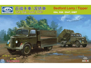 Riich CV35A017 Bedford Lorry/Tipper OSA, OSB/OSAT, OSBT w/ Interior 4 in 1 1/35