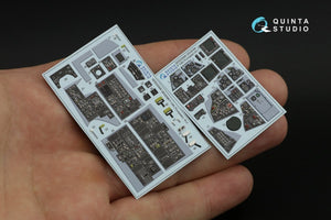 Quinta Studio QDS-32098 F-14A 3D-Printed &amp;amp; coloured Interior on decal paper ( Trumpeter ) (Small version) 1/32 – immagine 9