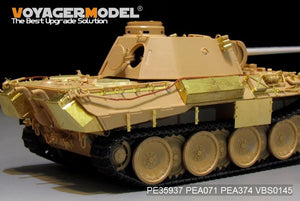 Maquette Voyager PE35937 Chars Panther D allemands de la Seconde Guerre mondiale (modèle de base) pour MENG TS-038 au 1/35 – image 4