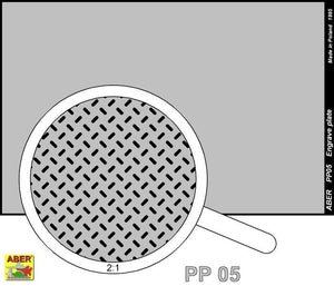 Aber PP05 Engrave plate (88 x 57mm) - pattern 05 – immagine 2