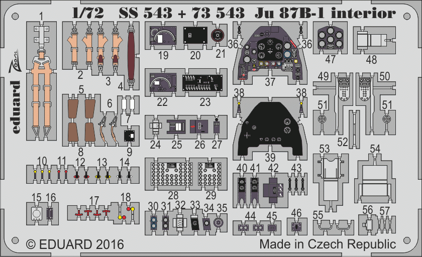 Eduard 73543 Ju 87B-1 1/72 AIRFIX – Bild 2