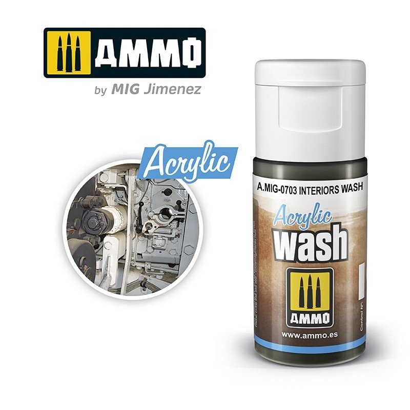 AMMO de Mig Jimenez 0703 Nettoyant acrylique pour intérieurs 15 ml