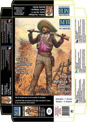 Master Box 35205 Outlaw. Gunslinger #3: Pedro Melgoza Bounty Hunter 1/35 – immagine 2