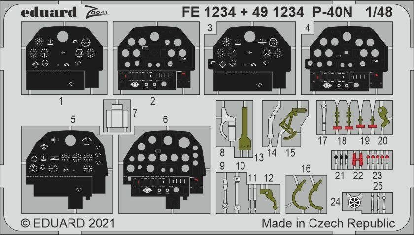 Eduard BIG49316 P-40N ACADEMY 1/48 – immagine 4