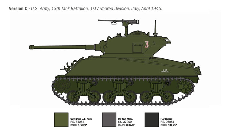 Italeri 96440 M4A3 76mm WET SHERMAN 1/35 – image 9