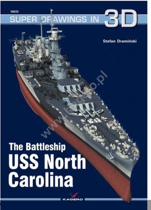Kagero 16033 Le cuirassé USS North Carolina EN