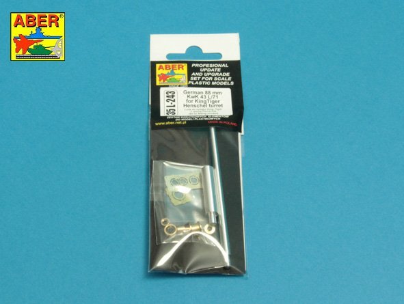 Canon Aber 35L-243 pour canon allemand de 8,8 cm Kw.K 43 (L/71) utilisé sur Tiger B Henschel-Turm (1/35) – image 9