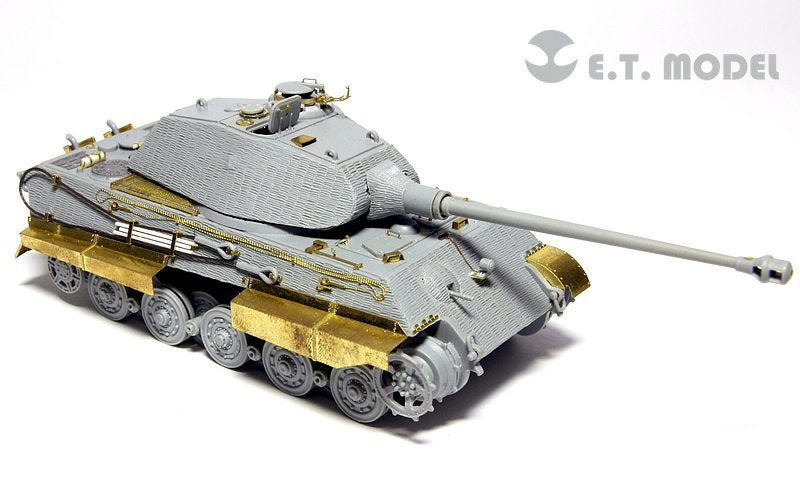 Maquette ET E72-020 KING TIGER allemand de la Seconde Guerre mondiale (tourelle Porsche) pour DRAGON 7254 au 1/72