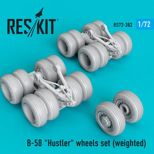 RESKIT RS72-0382 B-58 &amp;quot;HUSTLER&amp;quot; WHEELS SET (WEIGHTED) 1/72