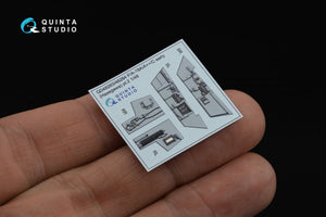 Quinta Studio QD48284 F/A-18A++ 3D-Printed &amp;amp; coloured Interior on decal paper (Hasegawa) 1/48 – zdjęcie 4