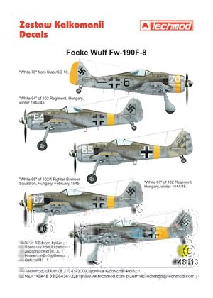 Techmod 48113 - Focke-Wulf Fw 190F-8 1/48 – zdjęcie 2