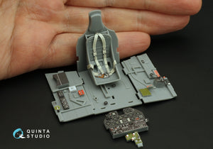 Quinta Studio QD32208 P-40F WarHawk 3D-Printed coloured Interior on decal paper (Trumpeter) 1/32 – immagine 10