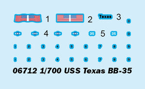 Trumpeter 06712 USS Texas BB-35 1/700 – image 5