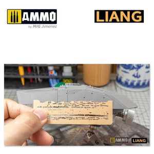 Liang 0009 Chipping Effects Airbrush Stencils – immagine 7