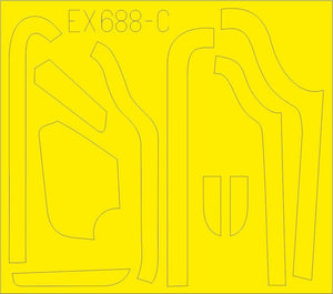 Eduard EX688 B-17G antiglare panels (VE production) 1/48 HKM – immagine 3