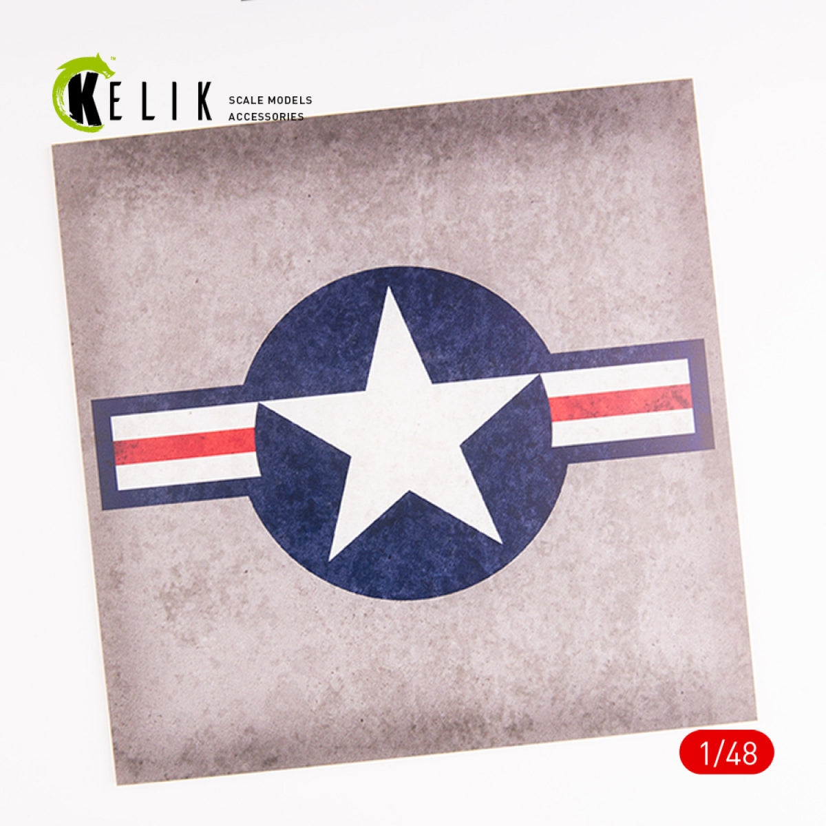 KELIK KS48027 US Roundel - Acrylic 3 mm (240 x 240 mm) (190g) 1/48 – immagine 4