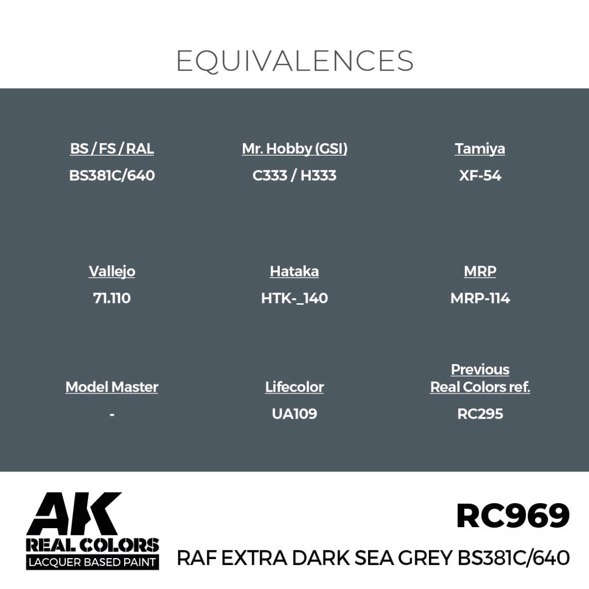 AK Interactive RC969 RAF Gris mer extra foncé BS381C/640 17 ml – image 3