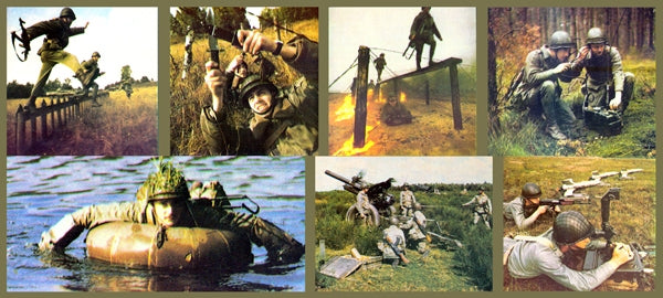 Toro 35F47 Układ Warszawski - Wojsko Polskie Żołnierz piechoty Figurka wraz z kalkomanią Zestaw zawiera dwie głowy 1/35