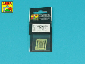 Aber R-47 Set of Mini Chains 2 Type / Zestaw miniaturowych łańcuszków drugiego typu 1/16 - 1/48