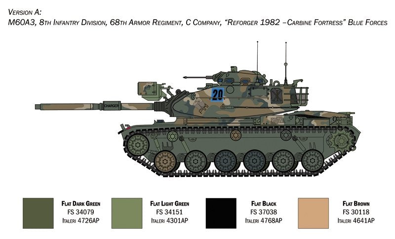 Italeri 6582 M60A3 1/35 – immagine 7