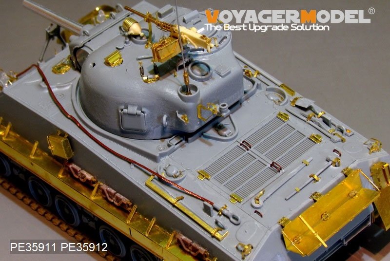 Voyager Model PE35911 WWII US M4A3(105mm) HVSS Basic for DRAGON 1/35 – immagine 9