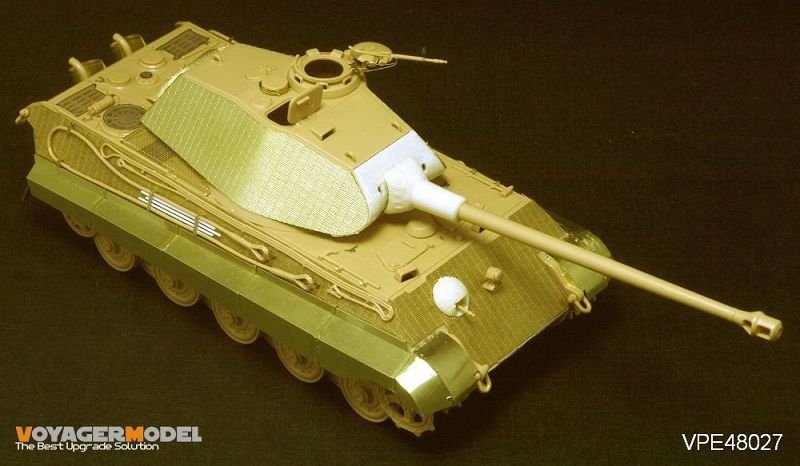 Ensemble de photodécoupe Voyager Model VPE48027 pour Porsche KING TIGER (pour TAMIYA32539) 1/48