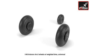 Armory Models AW48036 Antonov An-2/An-3 Colt wheels w/ weighted tires 1/48 – immagine 3