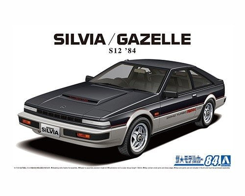 Aoshima 06229 Nissan S12 Silvia/Gazelle Turbo RS-X &amp;#39;84 1/24
