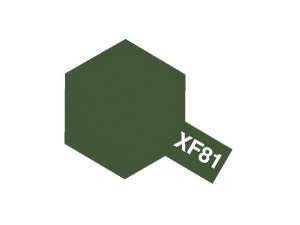 Tamiya XF81 Dark Green 2 RAF (81781) Acrylic paint 10ml – zdjęcie 3