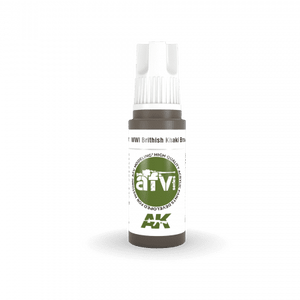 AK Interactive AK11301 WWI British Khaki Brown Base 17ml – immagine 2
