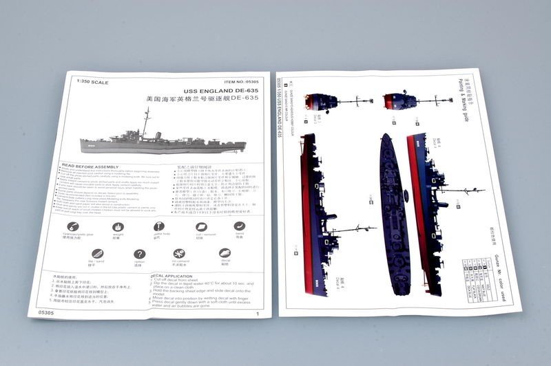 Trumpeter 05305 USS ENGLAND DE-635 1/350 – immagine 6