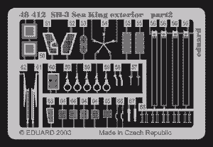 Eduard 48412 SH-3 exterior 1/48 (HASEGAWA) – immagine 2