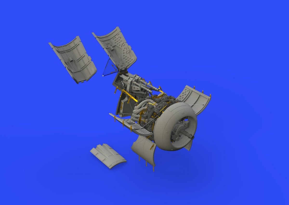 Eduard 648408 Fw 190A-5 engine &amp;amp; fuselage guns EDUARD 1/48 – zdjęcie 3