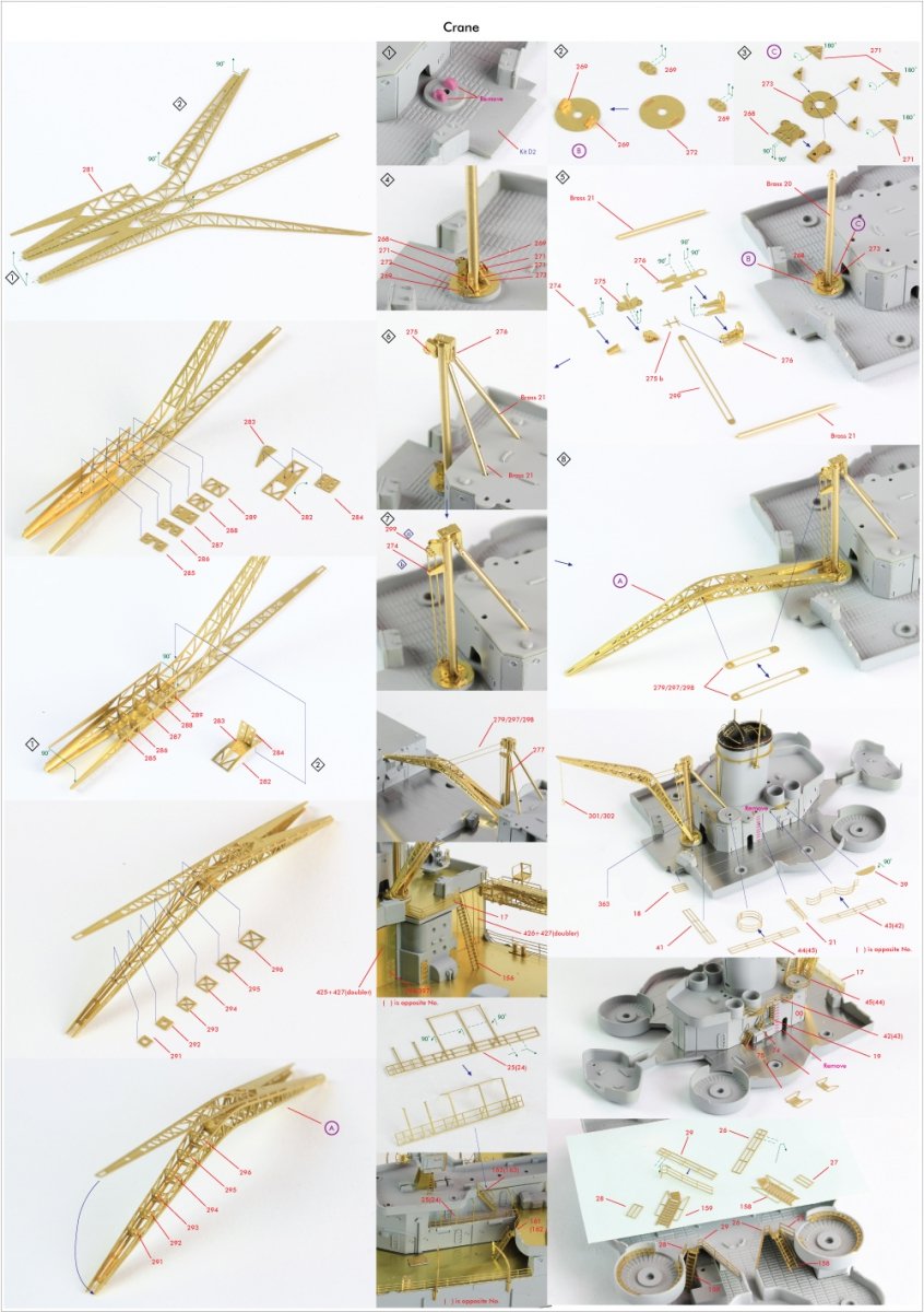 Pontos 37017F1 USS CA-35 Indianapolis 1945 Detail Up Set ADVANCED 1/350 – immagine 4
