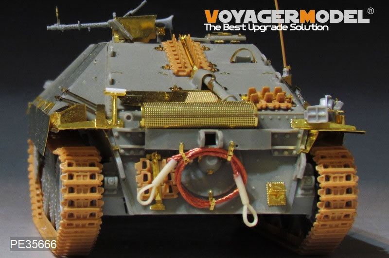 Voyager Model PE35666B WWII German Hetzer Tank Destroyer (includes a metal barrel) For DRAGON 6030 1/35 – immagine 11