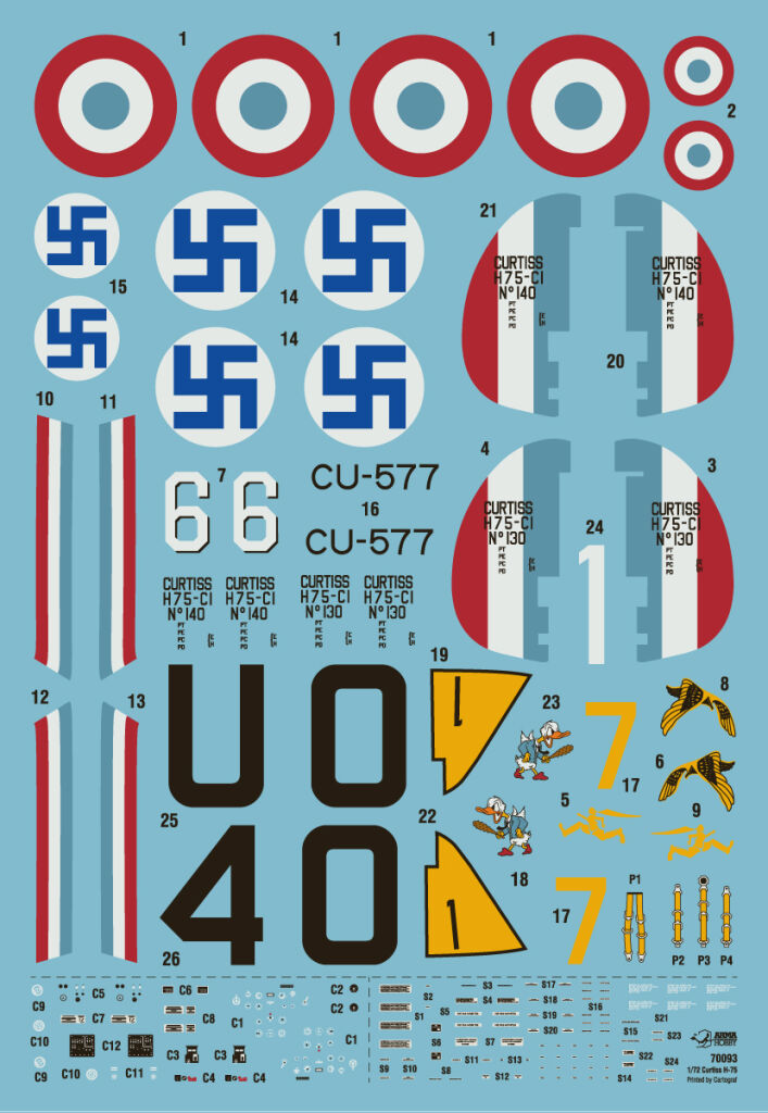Arma Hobby 70093 Curtiss H-75 A1/A2 1/72 – immagine 5
