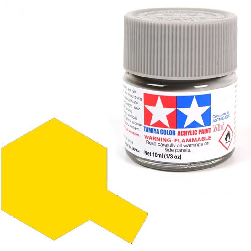 Peinture acrylique Tamiya X8 Jaune Citron (81508) 10 ml