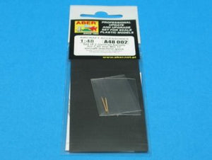 Aber A48 002 Set of 2 barrels for German 7,92 mm MG 17 aircraft machine guns 1/48 – Bild 5