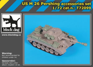 Black Dog T72099 US M26 Pershing accessories set for Trumpeter 1/72 – immagine 2