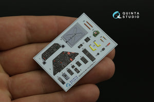 Quinta Studio QD35112 AH-1G Cobra 3D-Printed &amp;amp; coloured Interior on decal paper (ICM) 1/35 – immagine 4
