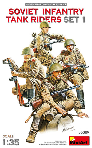 MiniArt 35309 SOVIET INFANTRY TANK RIDERS SET 1 1/35 – zdjęcie 2