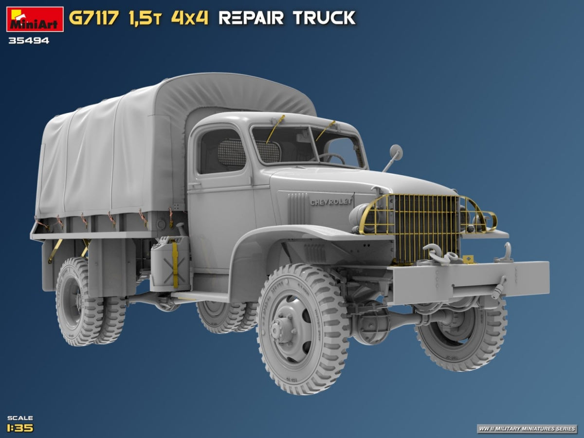 MiniArt 35494 G7117 1,5T 4x4 Repair Truck 1/35 – Bild 37