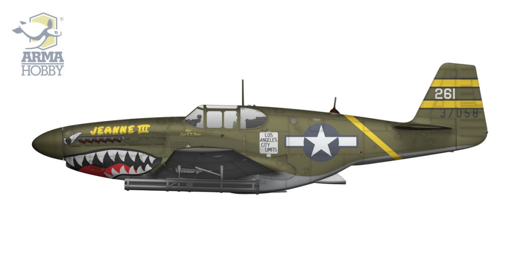 Arma Hobby 70075 P-51B Mustang China, Burma, India 1/72 – zdjęcie 5