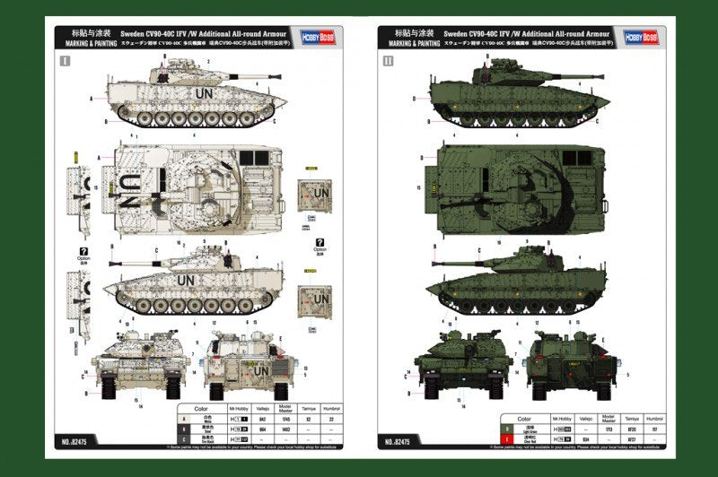 Hobby Boss 82475 Swedish CV90-40C IFV /W Additional All-round Armour 1/35 – Bild 3