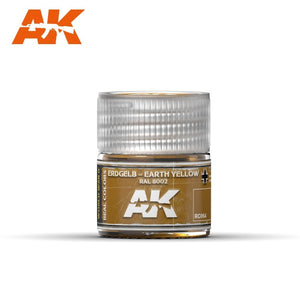 AK Interactive RC064 ERDGELB – EARTH YELLOW RAL 8002 10ml
