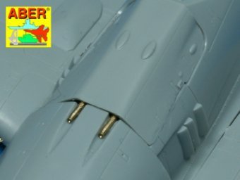 Aber A48 011 Set of 4 barrel tips for German 13 mm MG 131 aircraft machine gun (1/48 – Bild 3