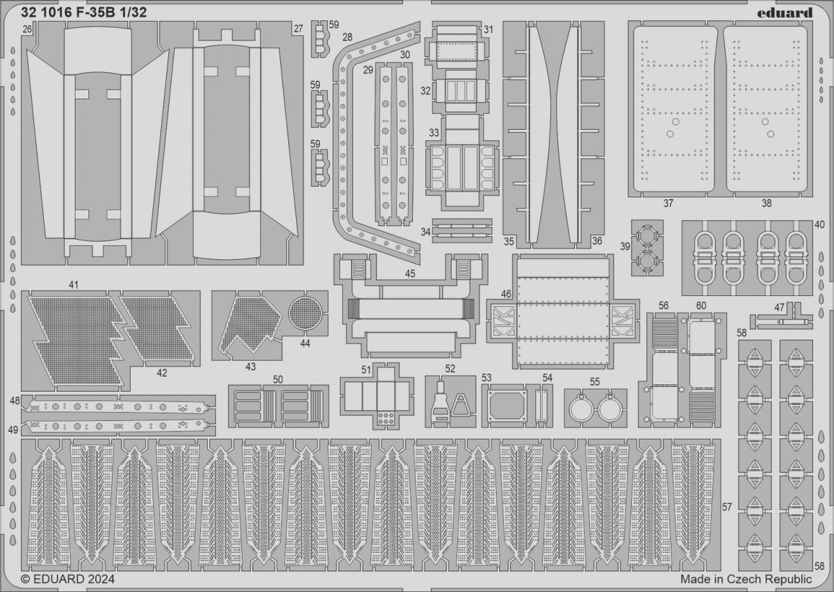 Eduard 321016 F-35B TRUMPETER 1/32 – zdjęcie 2